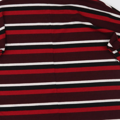 Womens UK Size 8 New Look Red Basic Blouse