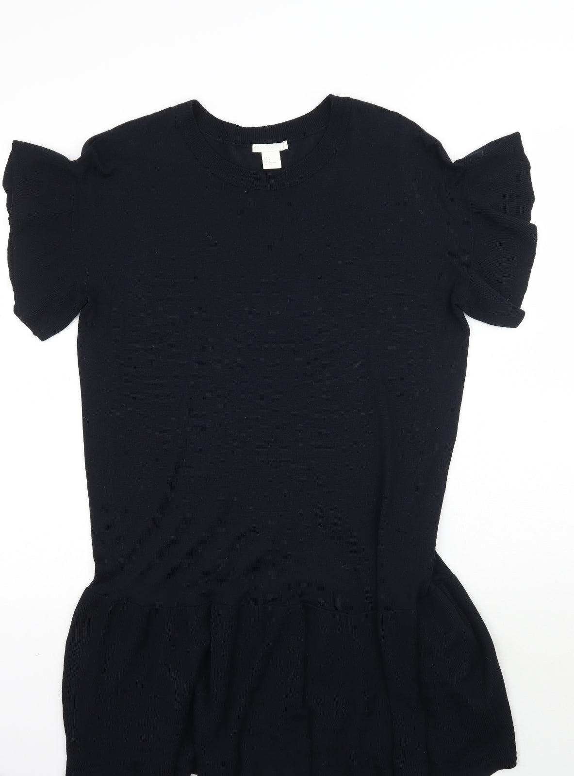 Womens UK Size S H&M Black Basic Blouse