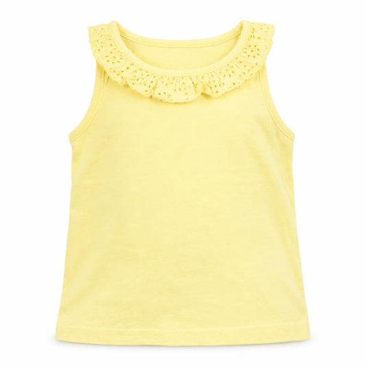 Nutmeg Girls Yellow   Basic Tank Size 12-18 Months