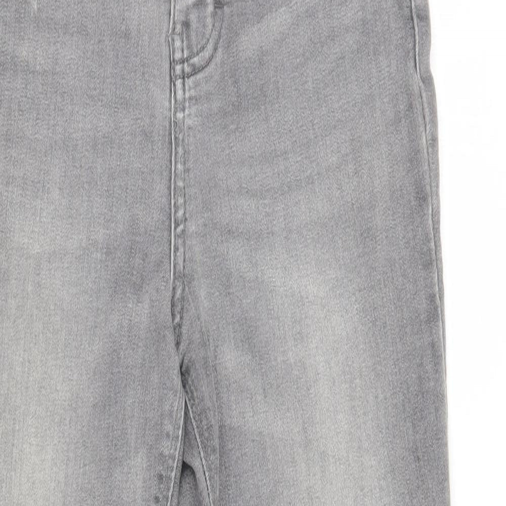 Denim & Co. Womens Grey   Skinny Jeans Size 8 L25 in