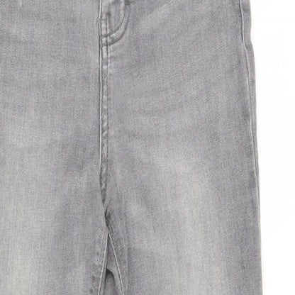 Denim & Co. Womens Grey   Skinny Jeans Size 8 L25 in