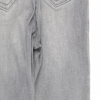 Denim & Co. Womens Grey   Skinny Jeans Size 8 L25 in