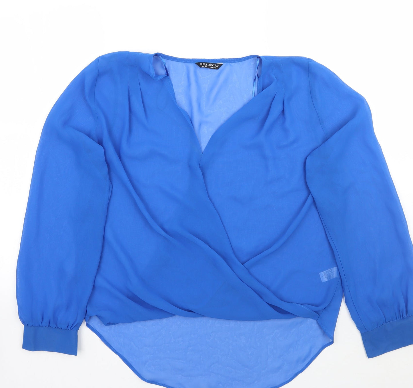 Womens UK Size 16 Select Blue Basic T-Shirt