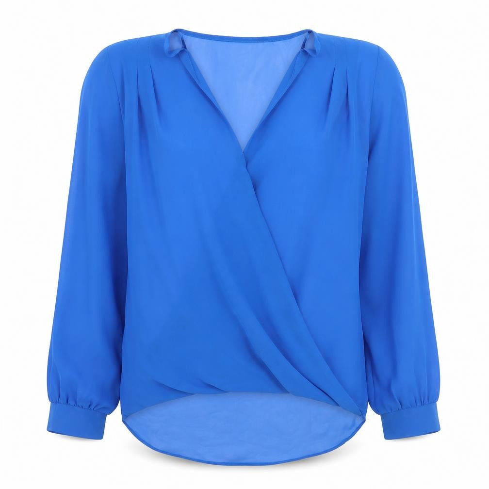 Womens UK Size 16 Select Blue Basic T-Shirt