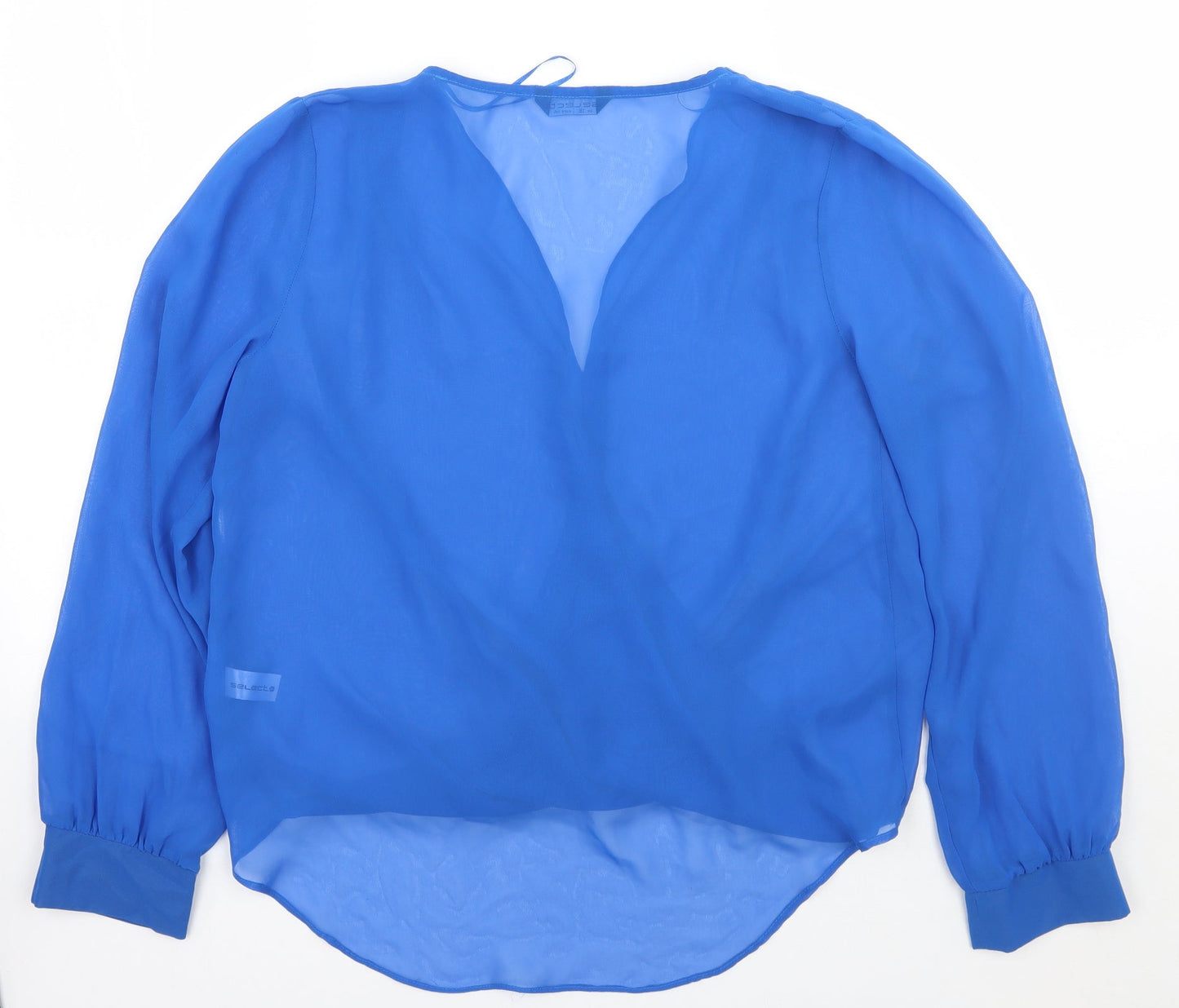 Womens UK Size 16 Select Blue Basic T-Shirt