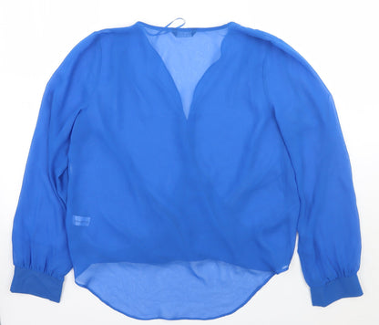 Womens UK Size 16 Select Blue Basic T-Shirt