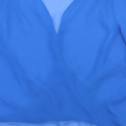 Womens UK Size 16 Select Blue Basic T-Shirt