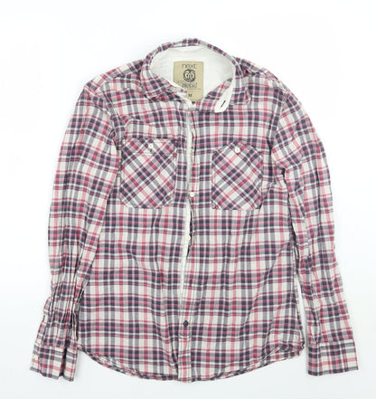 Mens UK Size M NEXT Pink  Button-Up Long Sleeve Casual Shirt