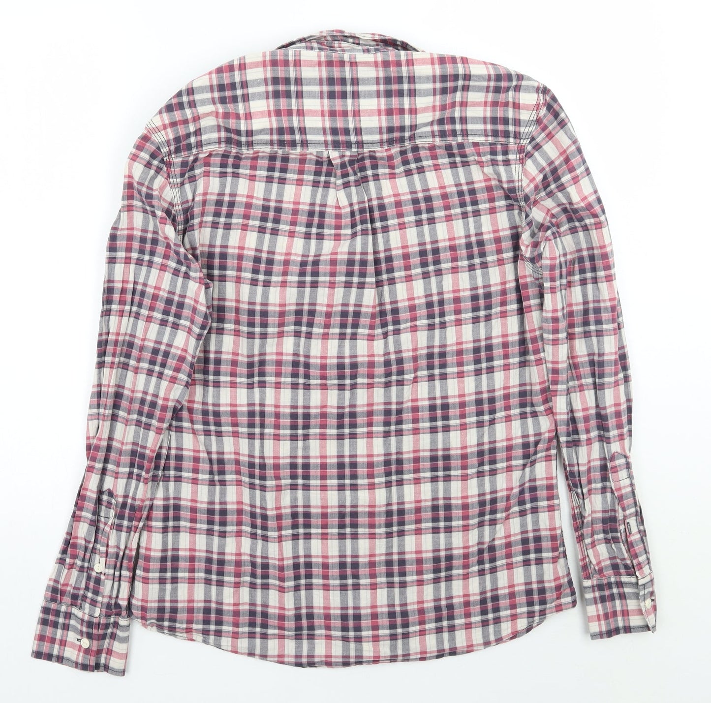 Mens UK Size M NEXT Pink  Button-Up Long Sleeve Casual Shirt