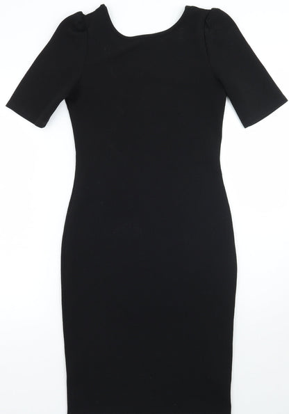 Dorothy Perkins Womens Black   A-Line  Size 8