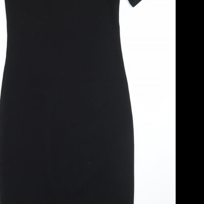 Dorothy Perkins Womens Black   A-Line  Size 8