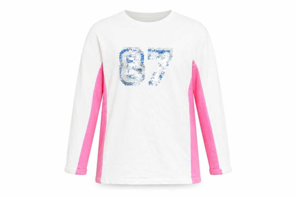 F&F Girls White   Pullover Jumper Size 11-12 Years