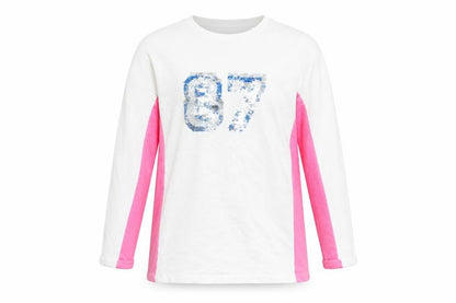 F&F Girls White   Pullover Jumper Size 11-12 Years