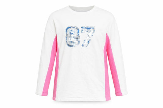 F&F Girls White   Pullover Jumper Size 11-12 Years