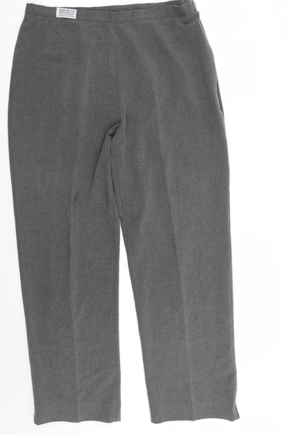 Felisha Collection Womens Grey   Trousers  Size 32 L27 in
