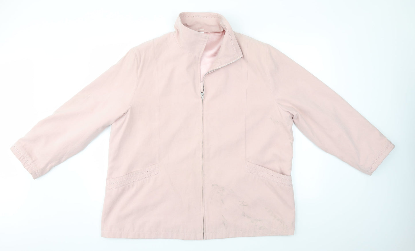 Womens UK Size 20 Preworn Pink Overcoat