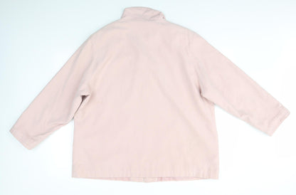 Womens UK Size 20 Preworn Pink Overcoat