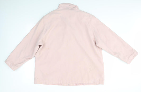 Womens UK Size 20 Preworn Pink Overcoat