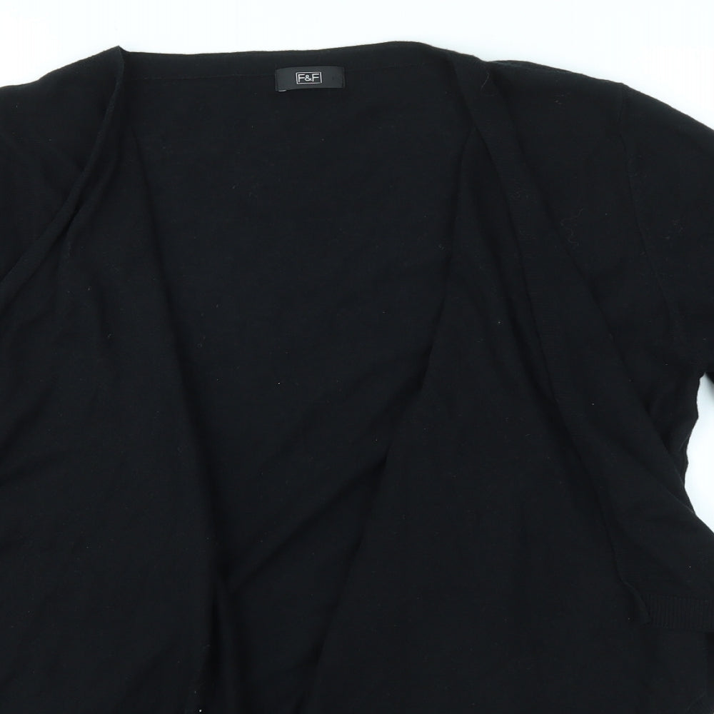 F&F Womens Black   Cardigan Jumper Size 14