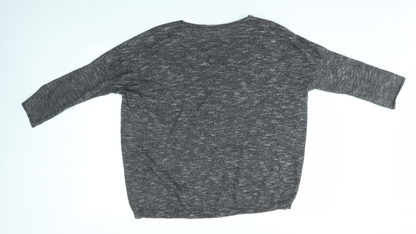 TU Womens Grey   Pullover Jumper Size L  - TALITHA PARIS