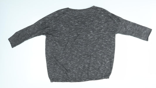 TU Womens Grey   Pullover Jumper Size L  - TALITHA PARIS