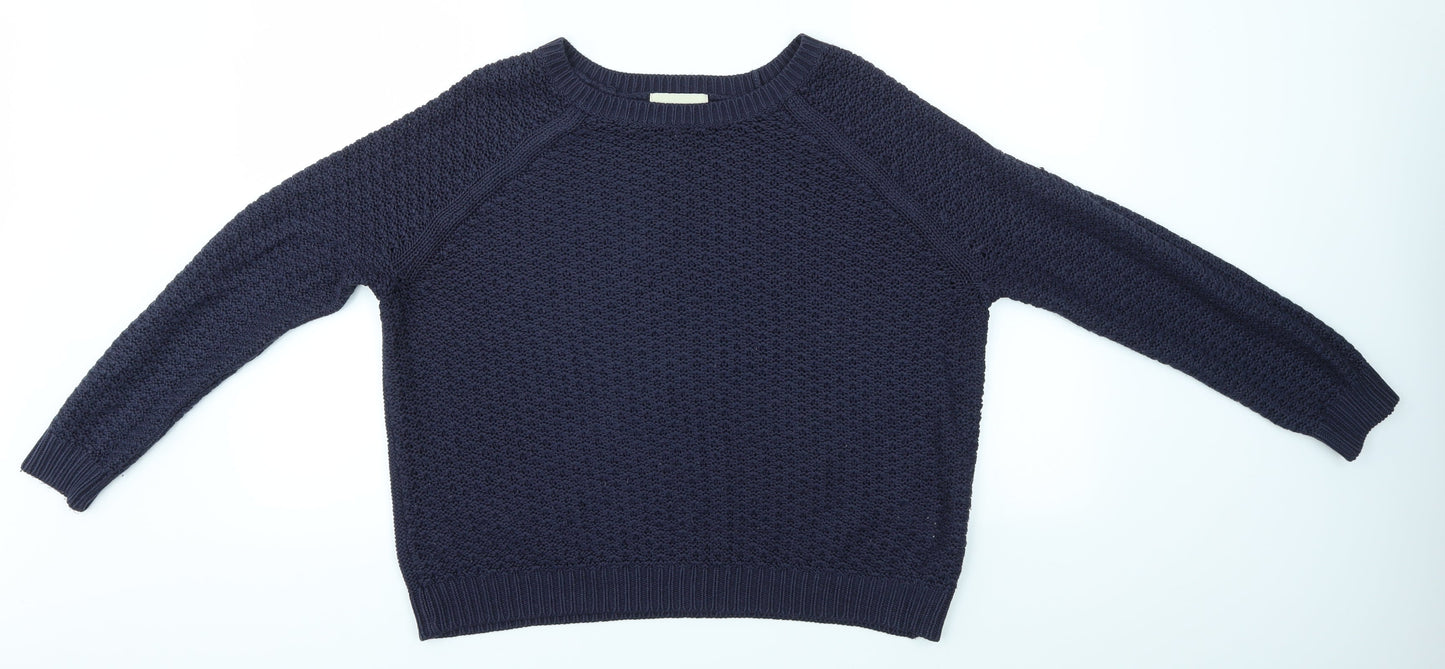 Womens UK Size M Matalan Blue Pullover Jumper