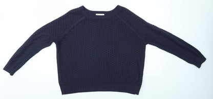 Womens UK Size M Matalan Blue Pullover Jumper