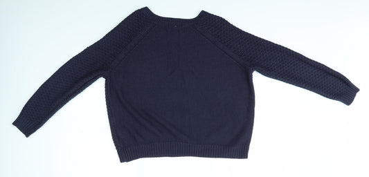 Womens UK Size M Matalan Blue Pullover Jumper