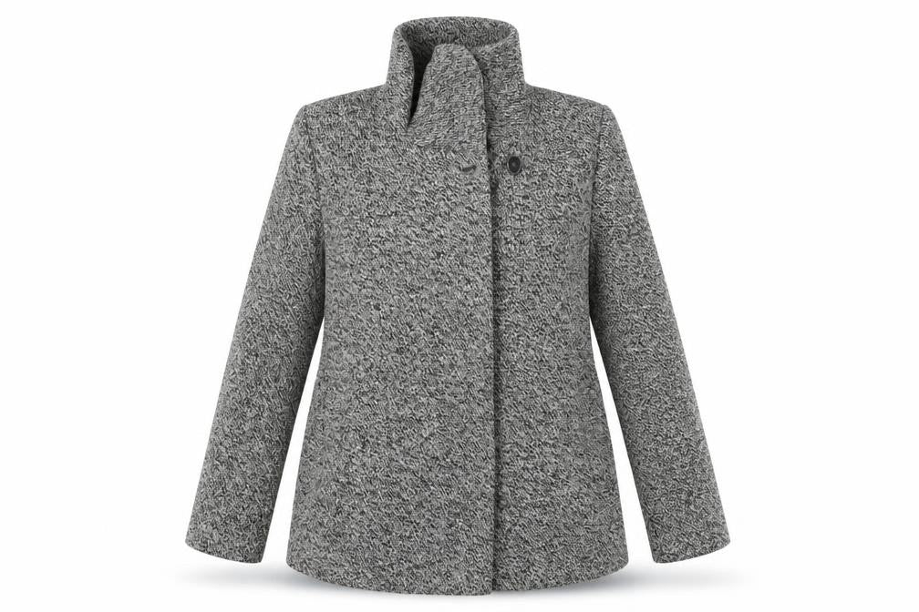 Womens UK Size 14 BHS Grey Overcoat