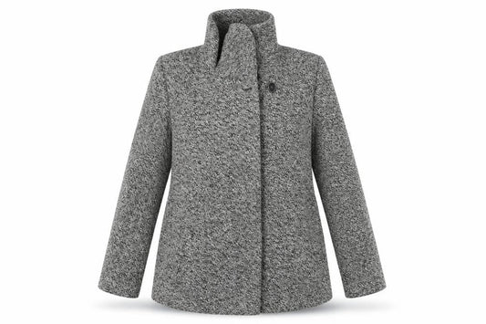 Womens UK Size 14 BHS Grey Overcoat