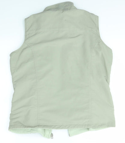 Womens UK Size S Bonmarché Green Gilet