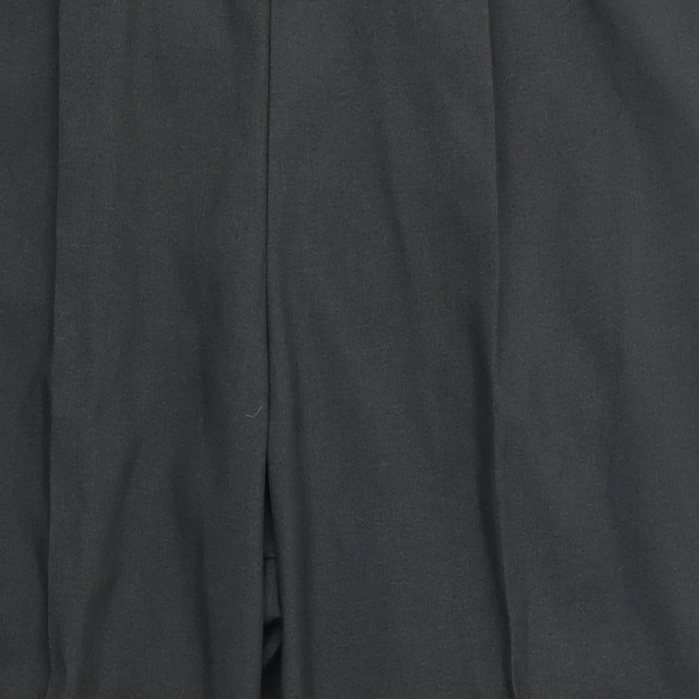 Womens UK Size 16 M&S Regular Fit Dress Pants Grey Trousers