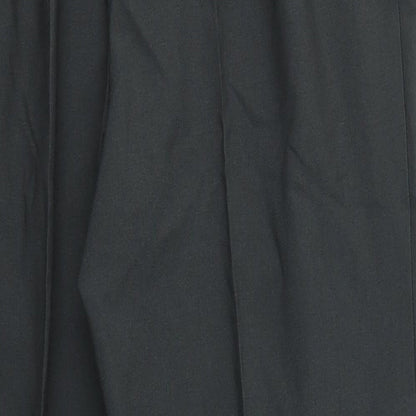 Womens UK Size 16 M&S Regular Fit Dress Pants Grey Trousers