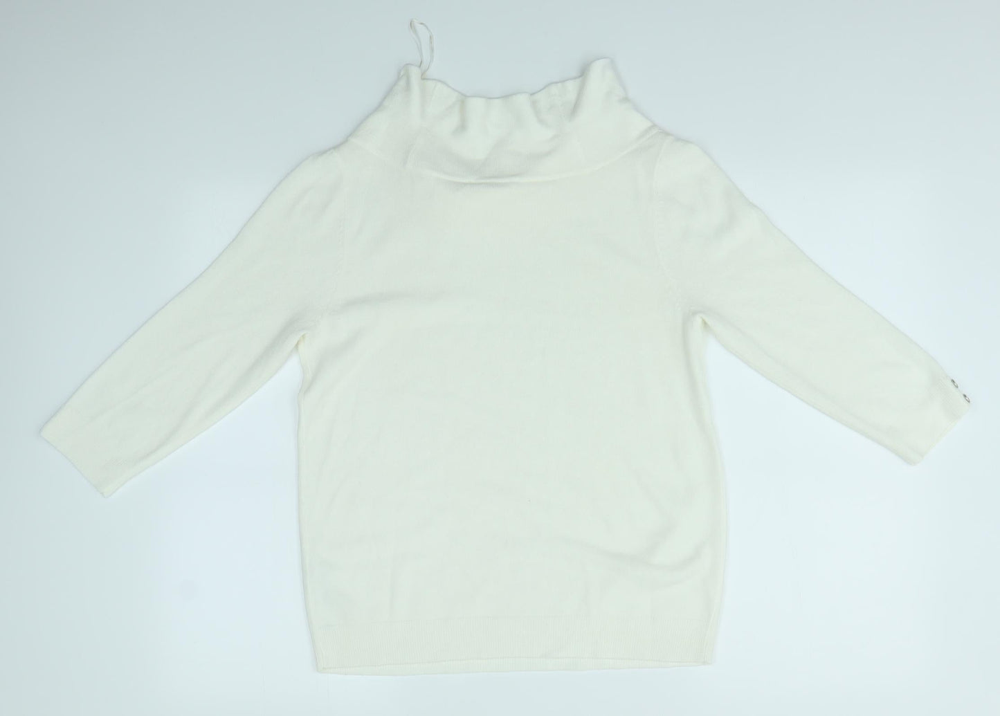 Womens UK Size 14 BHS Ivory Pullover Jumper