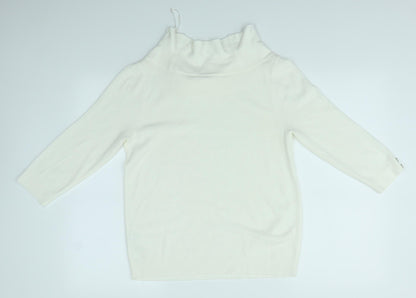 Womens UK Size 14 BHS Ivory Pullover Jumper