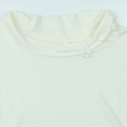 Womens UK Size 14 BHS Ivory Pullover Jumper