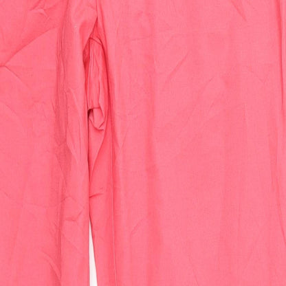Womens UK Size 10 H&M Regular Fit  Pink Trousers