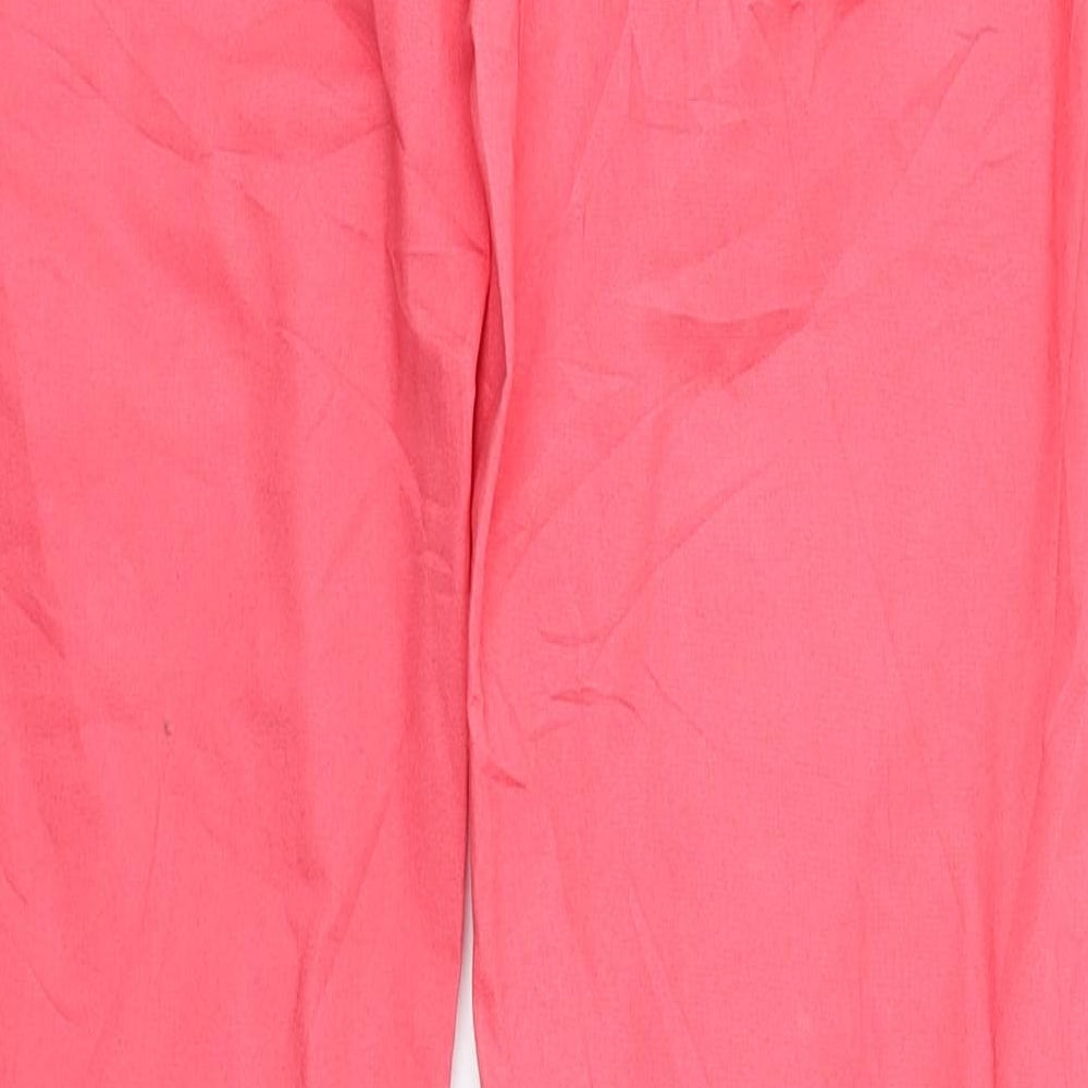 Womens UK Size 10 H&M Regular Fit  Pink Trousers