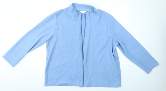 GABRIELA VICENGA Womens Blue   Full Zip Jumper Size 20