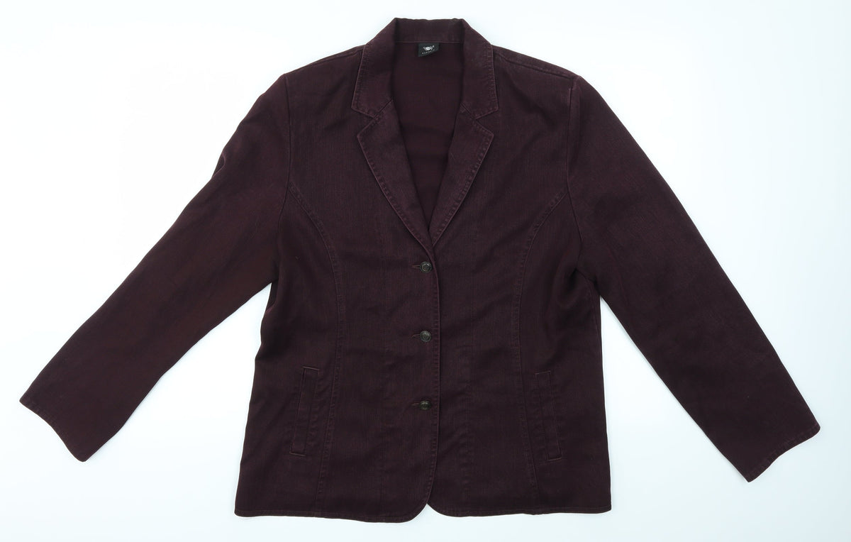 POLA OY Womens Purple   Jacket  Size 16