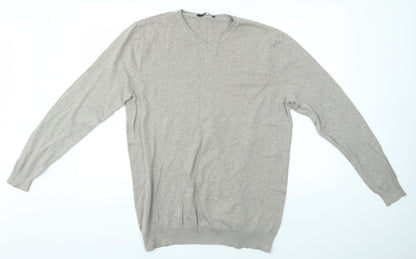 George Mens Brown   Pullover Jumper Size L