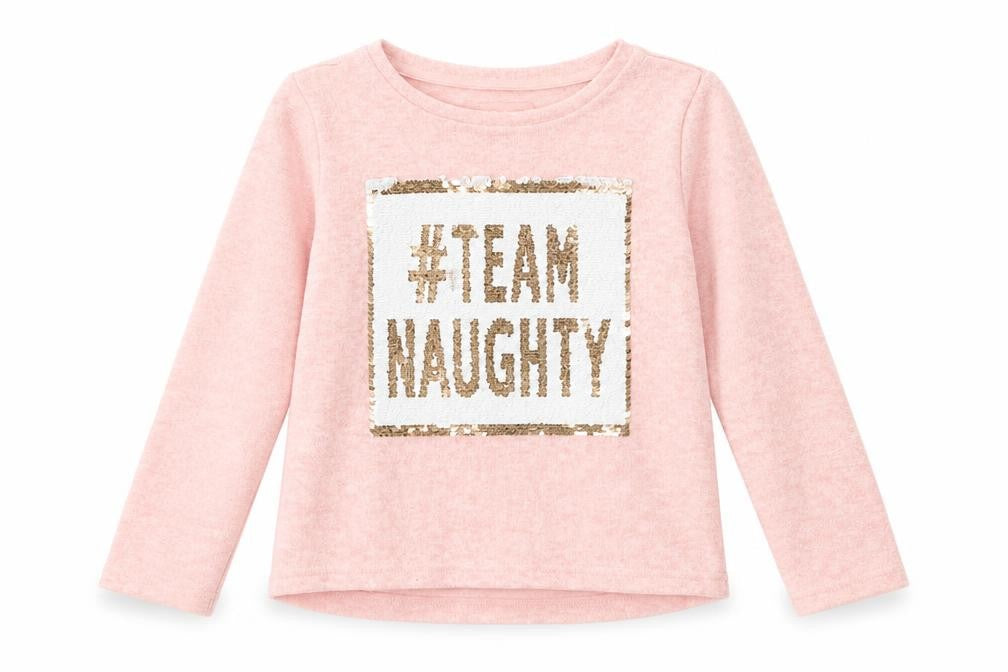 Primark Girls Pink   Pullover Jumper Size 12 Years  - TEAM NAUGHTY