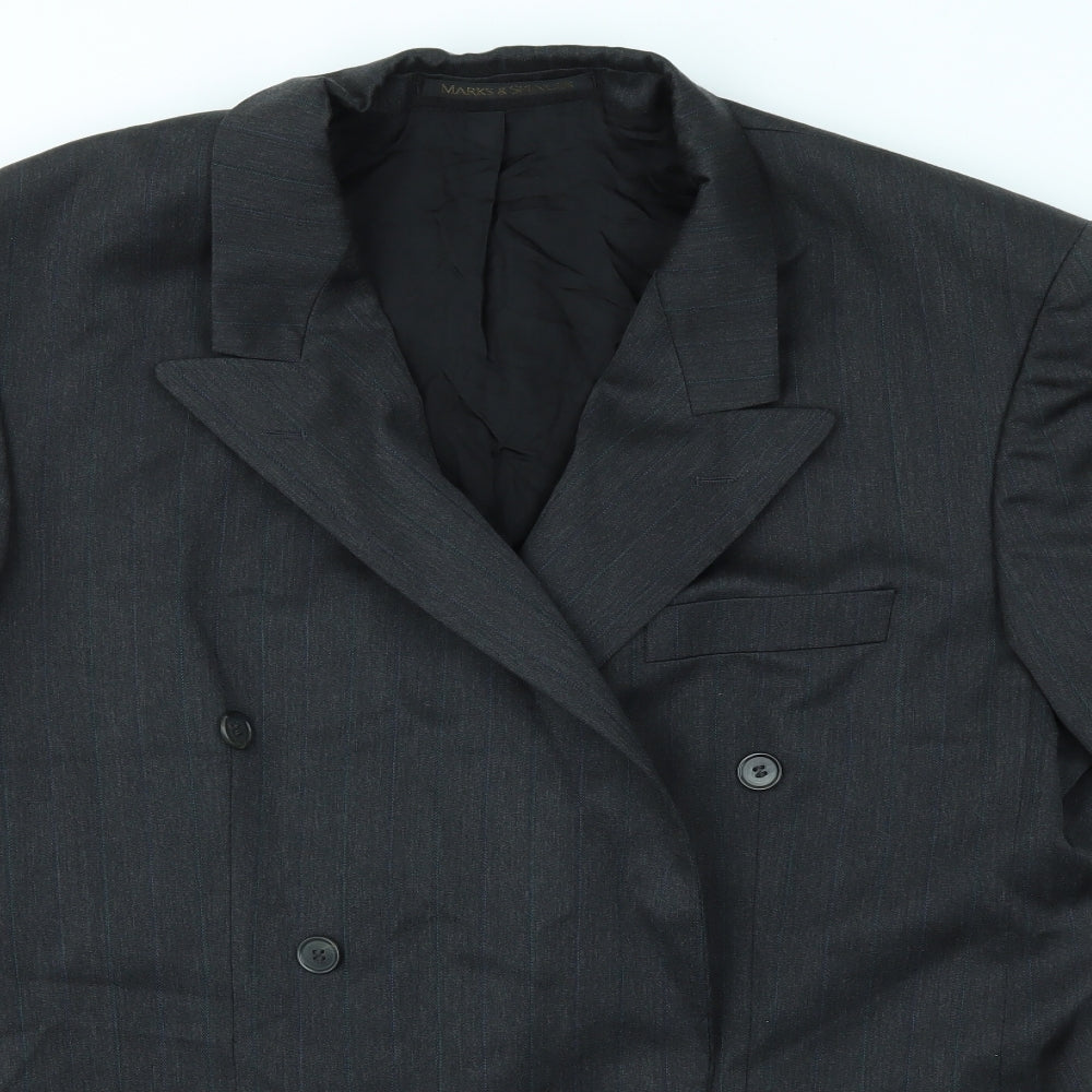 Mens UK Size 44 M&S Regular Grey Suit