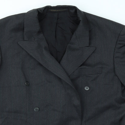 Mens UK Size 44 M&S Regular Grey Suit
