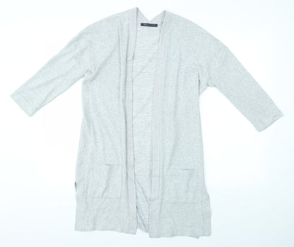 Womens UK Size 10 M&S Grey Cardigan Jumper