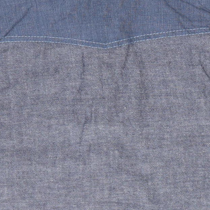M&Co Boys Blue   Basic Button-Up Size 12-18 Months