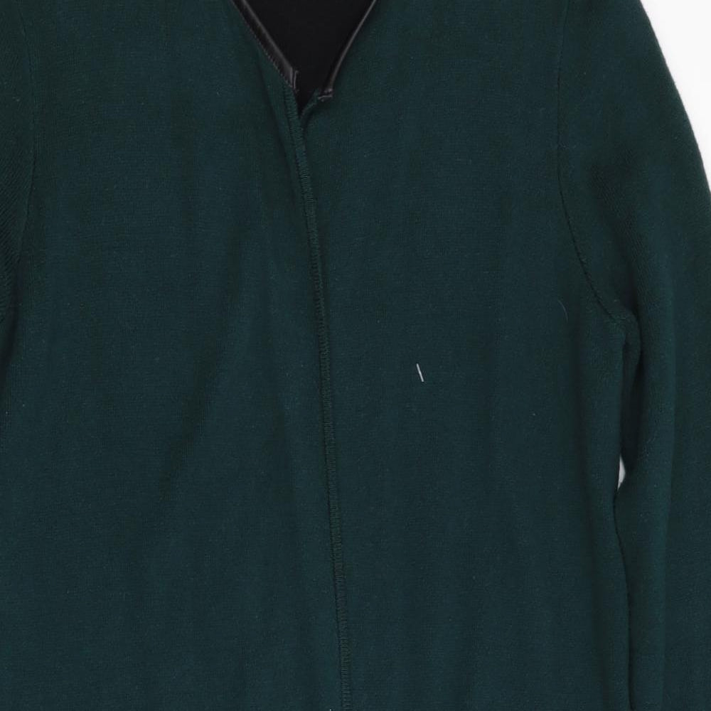 Womens UK Size S Marks and Spencer Green Cardigan Jumper