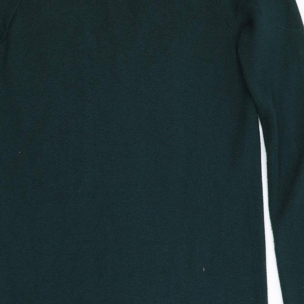 Womens UK Size S Marks and Spencer Green Cardigan Jumper