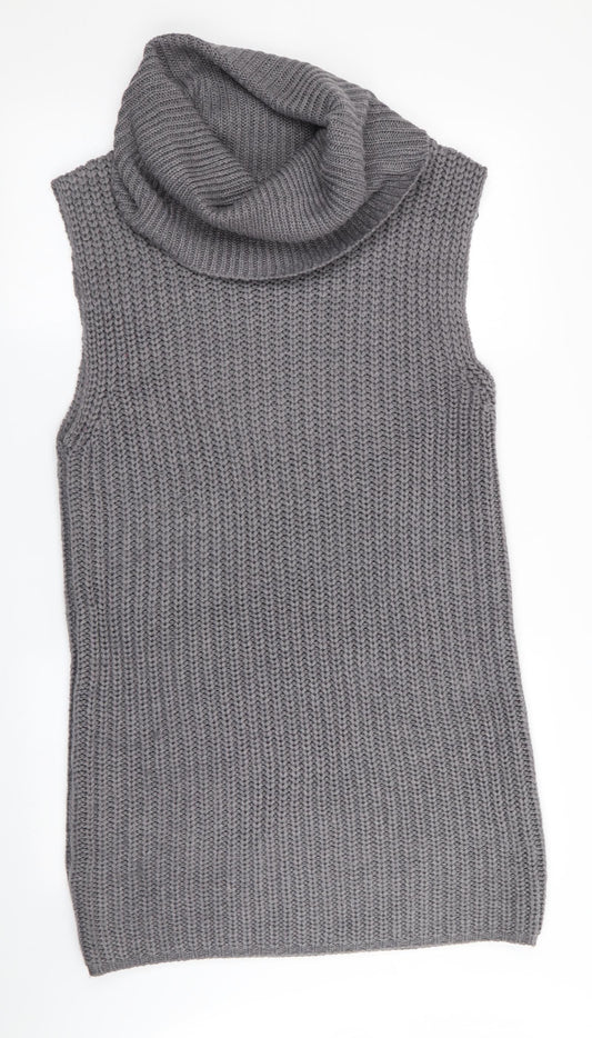 Brave Soul Womens Grey   Tank Dress
