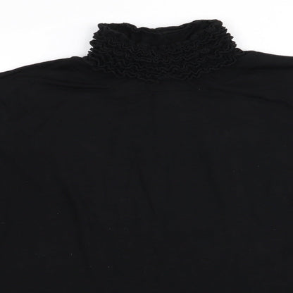 Womens UK Size  Preworn Black Pullover Jumper